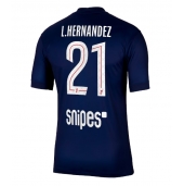 Billige Paris Saint-Germain Lucas Hernandez #21 Hjemmebanetrøje 2025-26 Kort ærmer