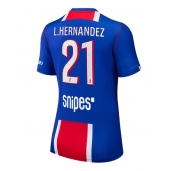 Billige Paris Saint-Germain Lucas Hernandez #21 Hjemmebanetrøje Dame 2026-27 Kort ærmer