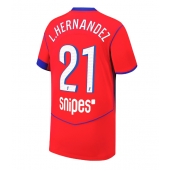 Billige Paris Saint-Germain Lucas Hernandez #21 Tredje trøje 2025-26 Kort ærmer