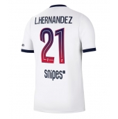 Billige Paris Saint-Germain Lucas Hernandez #21 Udebanetrøje 2026-27 Kort ærmer