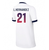 Billige Paris Saint-Germain Lucas Hernandez #21 Udebanetrøje Dame 2026-27 Kort ærmer
