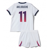 Billige Paris Saint-Germain Maghnes Akliouche #11 Udebanetrøje Børn 2026-27 Kort ærmer (+ bukser)