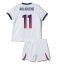 Billige Paris Saint-Germain Maghnes Akliouche #11 Udebanetrøje Børn 2026-27 Kort ærmer (+ bukser)