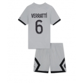 Billige Paris Saint-Germain Marco Verratti #6 Udebanetrøje Børn 2022-23 Kort ærmer (+ bukser)