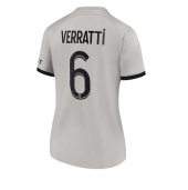 Billige Paris Saint-Germain Marco Verratti #6 Udebanetrøje Dame 2022-23 Kort ærmer
