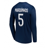 Billige Paris Saint-Germain Marquinhos #5 Hjemmebanetrøje 2022-23 Lange ærmer