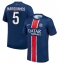 Billige Paris Saint-Germain Marquinhos #5 Hjemmebanetrøje 2024-25 Kort ærmer