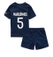 Billige Paris Saint-Germain Marquinhos #5 Hjemmebanetrøje Børn 2022-23 Kort ærmer (+ bukser)