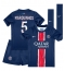 Billige Paris Saint-Germain Marquinhos #5 Hjemmebanetrøje Børn 2024-25 Kort ærmer (+ bukser)