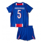 Billige Paris Saint-Germain Marquinhos #5 Hjemmebanetrøje Børn 2026-27 Kort ærmer (+ bukser)
