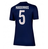 Billige Paris Saint-Germain Marquinhos #5 Hjemmebanetrøje Dame 2025-26 Kort ærmer