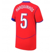 Billige Paris Saint-Germain Marquinhos #5 Tredje trøje 2025-26 Kort ærmer
