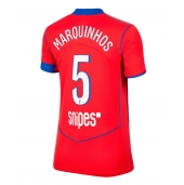 Billige Paris Saint-Germain Marquinhos #5 Tredje trøje Dame 2025-26 Kort ærmer