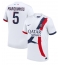 Billige Paris Saint-Germain Marquinhos #5 Udebanetrøje 2024-25 Kort ærmer