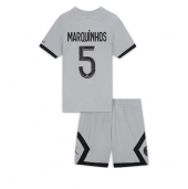 Billige Paris Saint-Germain Marquinhos #5 Udebanetrøje Børn 2022-23 Kort ærmer (+ bukser)