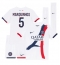 Billige Paris Saint-Germain Marquinhos #5 Udebanetrøje Børn 2024-25 Kort ærmer (+ bukser)