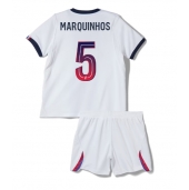 Billige Paris Saint-Germain Marquinhos #5 Udebanetrøje Børn 2026-27 Kort ærmer (+ bukser)