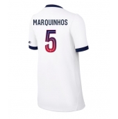 Billige Paris Saint-Germain Marquinhos #5 Udebanetrøje Dame 2026-27 Kort ærmer