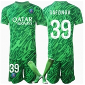 Billige Paris Saint-Germain Matvei Safonov #39 Målmand Hjemmebanetrøje Børn 2024-25 Kort ærmer (+ bukser)