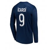 Billige Paris Saint-Germain Mauro Icardi #9 Hjemmebanetrøje 2022-23 Lange ærmer