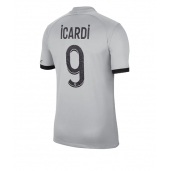Billige Paris Saint-Germain Mauro Icardi #9 Udebanetrøje 2022-23 Kort ærmer