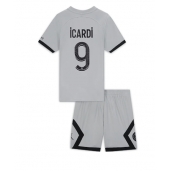 Billige Paris Saint-Germain Mauro Icardi #9 Udebanetrøje Børn 2022-23 Kort ærmer (+ bukser)