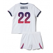 Billige Paris Saint-Germain Mika Godts #22 Udebanetrøje Børn 2026-27 Kort ærmer (+ bukser)