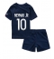 Billige Paris Saint-Germain Neymar Jr #10 Hjemmebanetrøje Børn 2022-23 Kort ærmer (+ bukser)