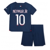 Billige Paris Saint-Germain Neymar Jr #10 Hjemmebanetrøje Børn 2023-24 Kort ærmer (+ bukser)