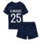 Billige Paris Saint-Germain Nuno Mendes #25 Hjemmebanetrøje Børn 2022-23 Kort ærmer (+ bukser)