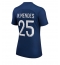 Billige Paris Saint-Germain Nuno Mendes #25 Hjemmebanetrøje Dame 2022-23 Kort ærmer