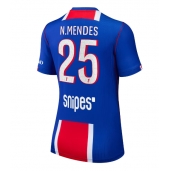 Billige Paris Saint-Germain Nuno Mendes #25 Hjemmebanetrøje Dame 2026-27 Kort ærmer
