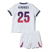 Billige Paris Saint-Germain Nuno Mendes #25 Udebanetrøje Børn 2026-27 Kort ærmer (+ bukser)