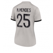 Billige Paris Saint-Germain Nuno Mendes #25 Udebanetrøje Dame 2022-23 Kort ærmer