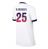 Billige Paris Saint-Germain Nuno Mendes #25 Udebanetrøje Dame 2026-27 Kort ærmer