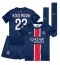 Billige Paris Saint-Germain Randal Kolo Muani #23 Hjemmebanetrøje Børn 2024-25 Kort ærmer (+ bukser)