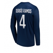 Billige Paris Saint-Germain Sergio Ramos #4 Hjemmebanetrøje 2022-23 Lange ærmer