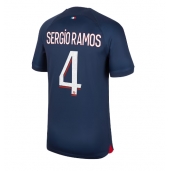 Billige Paris Saint-Germain Sergio Ramos #4 Hjemmebanetrøje 2023-24 Kort ærmer