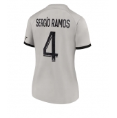 Billige Paris Saint-Germain Sergio Ramos #4 Udebanetrøje Dame 2022-23 Kort ærmer