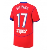 Billige Paris Saint-Germain Vitinha #17 Tredje trøje 2025-26 Kort ærmer