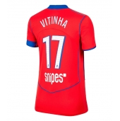 Billige Paris Saint-Germain Vitinha #17 Tredje trøje Dame 2025-26 Kort ærmer