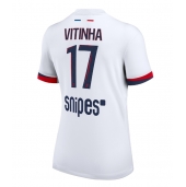 Billige Paris Saint-Germain Vitinha #17 Udebanetrøje Dame 2025-26 Kort ærmer