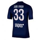 Billige Paris Saint-Germain Warren Zaire-Emery #33 Hjemmebanetrøje 2025-26 Kort ærmer