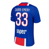 Billige Paris Saint-Germain Warren Zaire-Emery #33 Hjemmebanetrøje 2026-27 Kort ærmer