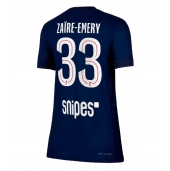 Billige Paris Saint-Germain Warren Zaire-Emery #33 Hjemmebanetrøje Dame 2025-26 Kort ærmer