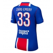 Billige Paris Saint-Germain Warren Zaire-Emery #33 Hjemmebanetrøje Dame 2026-27 Kort ærmer
