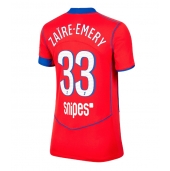 Billige Paris Saint-Germain Warren Zaire-Emery #33 Tredje trøje Dame 2025-26 Kort ærmer