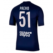 Billige Paris Saint-Germain Willian Pacho #51 Hjemmebanetrøje 2025-26 Kort ærmer