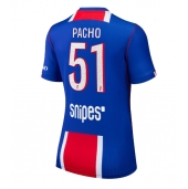 Billige Paris Saint-Germain Willian Pacho #51 Hjemmebanetrøje Dame 2026-27 Kort ærmer