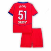 Billige Paris Saint-Germain Willian Pacho #51 Tredje trøje Børn 2025-26 Kort ærmer (+ bukser)